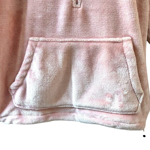 Athletic Works Womens 8/10 Med Hoodie Pink Sweatshirt Fleece Pullover RN #52469 - Picture 3 of 8